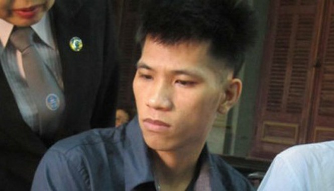 Gã trai một tháng gây hàng loạt vụ cướp, hiếp dâm Bị cáo Cường trong phiên phúc thẩm.