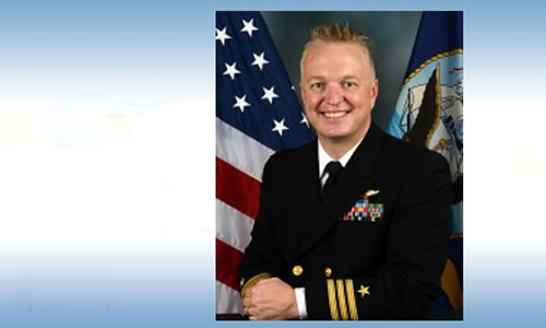 Trung tá hải quân Mỹ bị bắt vì định cưỡng hiếp đồng nghiệp John Michael Neuhart II. Ảnh: Times of San Diego.