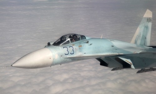 Phần Lan tố chiến đấu cơ Nga xâm phạm không phận Chiến đấu cơ Su-27 của không quân Nga. Ảnh: Sputnik.