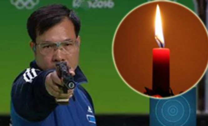 Xạ thủ Hoàng Xuân Vinh bắn tắt nến ở cự ly 10m Xạ thủ Hoàng Xuân Vinh bắn tắt nến ở cự ly 10m