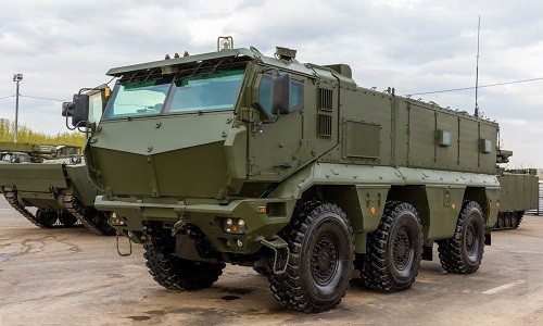 Thiết giáp 'Cuồng phong' Nga xuất hiện tại Syria Xe thiết giáp Typhoon-K 63968 của Nga. Ảnh: Defense-blog.