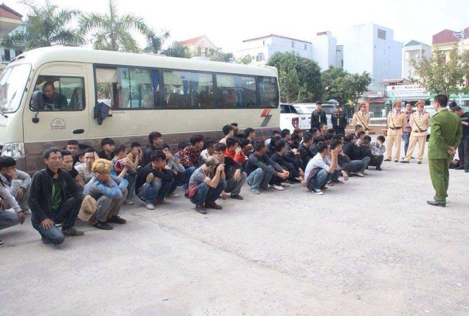 Ngăn vụ hỗn chiến của gần 100 giang hồ Các đối tượng tại cơ quan điều tra.