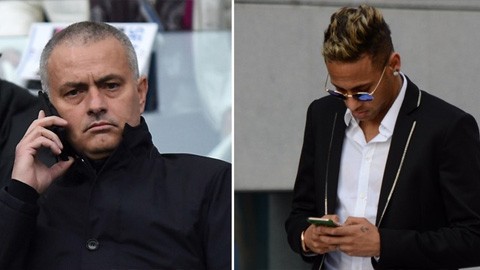 HLV Mourinho ra sức mời mọc Neymar gia nhập M.U HLV Mourinho ra sức mời mọc Neymar gia nhập M.U