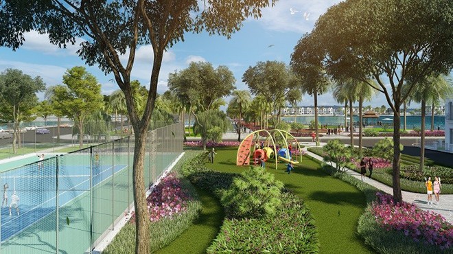 “Thiên đường tiện ích” ở Vinhomes Riverside – The Harmony Hệ thống tiện ích thể thao đa dạng dành riêng cho những cư dân tương lai.