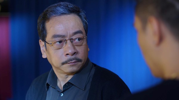 'Người phán xử': Từ bố già Năm Cam đến ông trùm Phan Quân Nhân vật ông trùm của NSND Hoàng Dũng trong phim.