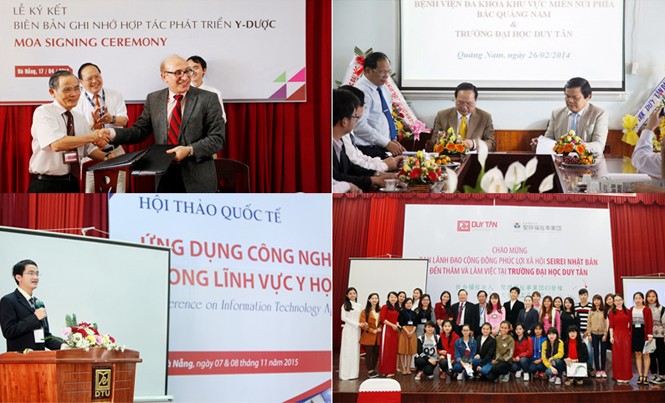 ĐH Duy Tân tuyển sinh khối ngành Khoa học Sức khỏe năm 2017 Khối Y-Dược-Điều dưỡng của Duy Tân ký kết hợp tác với nhiều trường đại học Y khoa, các bệnh viện lớn và tổ chức nhiều hội thảo trong nước và quốc tế.