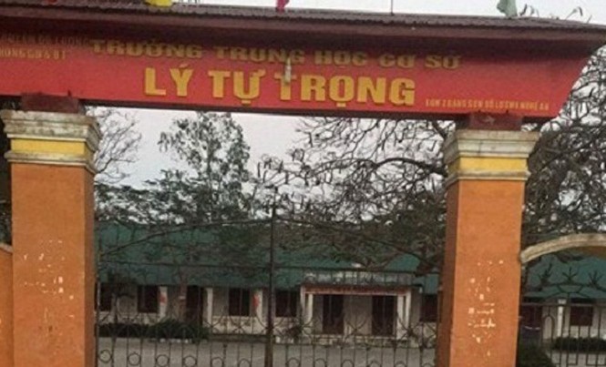 Nam sinh 'lỡ tay' đánh bạn tử vong bị khởi tố Trường THCS Lý Tự Trọng, nơi nam sinh đánh bạn tử vong.