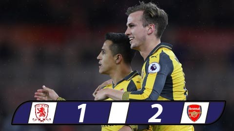 Sachez và Oezil lập công, Arsenal trở lại tốp 6 Sachez và Oezil lập công, Arsenal trở lại tốp 6