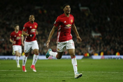 Rashford đưa M.U vào bán kết Europa League Rashford ghi bàn ở hai trận đấu quan trọng liên tiếp của Man Utd. Ảnh: Reuters.