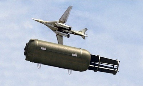 Bản tin 14H: Nga bị nghi thả 'cha của các loại bom' diệt IS ở Syria FOAB được coi là bom phi hạt nhân mạnh nhất thế giới hiện nay. Ảnh: Drive.