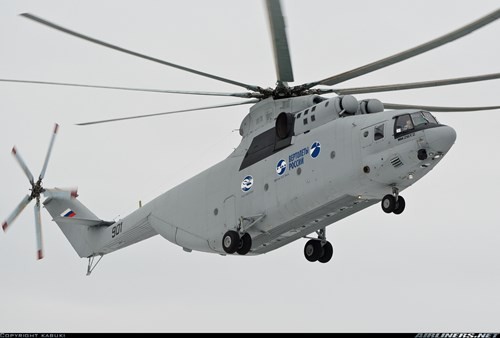 Nga sắp bán trực thăng Mi-26T2 lớn nhất thế giới Đây là lần đầu tiên Nga cho phép xuất khẩu biến thể hiện đại hóa của mẫu trực thăng vận tải hạng nặng Mi-26T2.