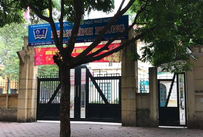 Nữ sinh đau đớn, bỏng nặng vì nổ đèn cồn trong phòng thí nghiệm THPT Phan Đình Phùng nơi xảy ra sự việc đau lòng