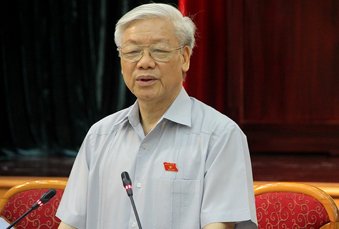 Tổng Bí thư: 'Người đứng đầu tự tung tự tác là hỏng' Tổng Bí thư Nguyễn Phú Trọng