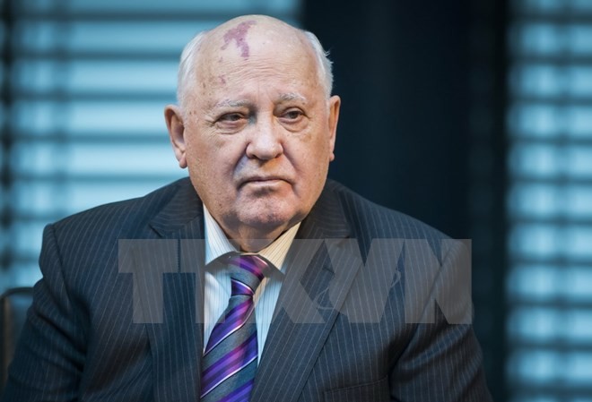 Bản tin 20H: Nga trước nguy cơ chiến tranh hạt nhân Cựu Tổng thống Liên Xô Mikhail Gorbachev. Ảnh: AFP/TTXVN