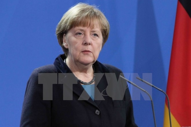 Bản tin 14H: Đức không mời Nga tham dự hội nghị G7 Thủ tướng Angela Merkel. Ảnh: Mạnh Hùng/TTXVN