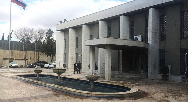 Bản tin 8H: Đại sứ quán Nga tại Syria bị nã đạn cối Đại sứ quán Nga tại Syria (Ảnh: Sputnik)