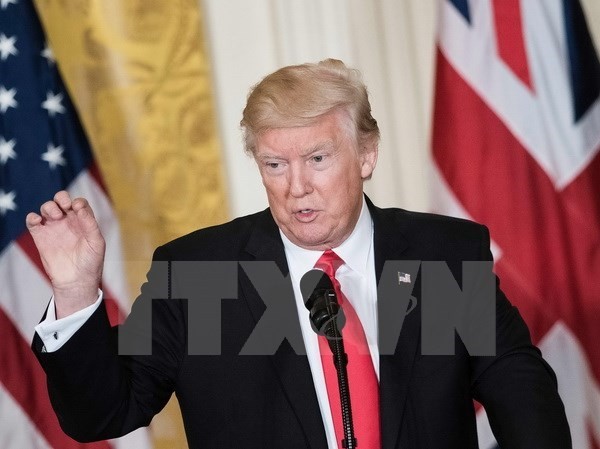 Bản tin 20H: Tổng thống Pháp chỉ trích Tổng thống Mỹ Donald Trump Tổng thống Mỹ Donald Trump. (Nguồn: AFP/TTXVN)
