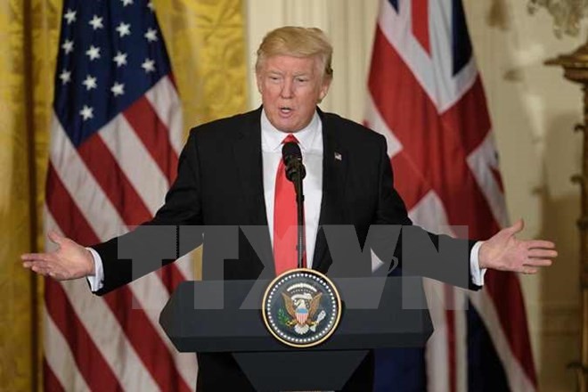 Bản tin 8H: Chủ tịch Hạ viện Anh quyết ngăn ông Trump phát biểu trước Quốc hội Tổng thống Mỹ Donald Trump. (Nguồn: AFP/TTXVN)