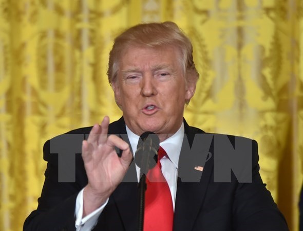 Bản tin 9H: Ông Trump phát biểu sai về khủng bố tại Thụy Điển Tổng thống Mỹ Donald Trump. (Nguồn: AFP/TTXVN)