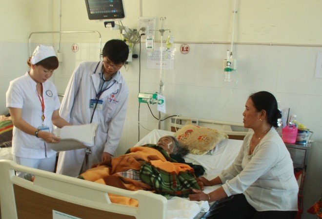 Cứu sống bệnh nhân nhồi máu cơ tim cấp Bệnh nhân Trình đang điều trị tại bệnh viện