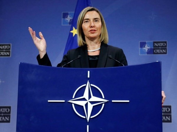 Bản tin 14H: EU không ủng hộ dùng giải pháp quân sự ở Syria Đại diện cấp cao phụ trách chính sách an ninh và đối ngoại của EU, bà Federica Mogherini. (Nguồn: Reuters)