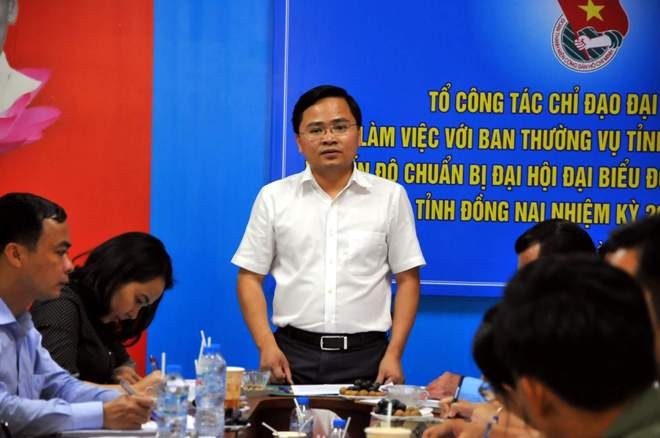 Bí thư Trung ương Đoàn làm việc tại Đồng Nai Bí thư Trung ương Đoàn làm việc tại Đồng Nai