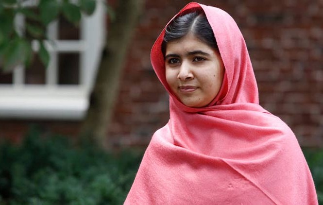 Cô gái 19 tuổi trở thành Đại sứ Hòa bình trẻ nhất của LHQ Malala Yousafzai.