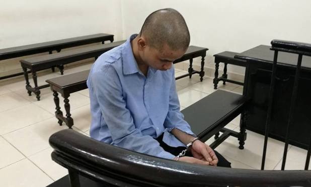 Kẻ buôn ma tuý trốn thoát trên đường áp giải Nguyễn Việt Hùng tại toà phúc thẩm.