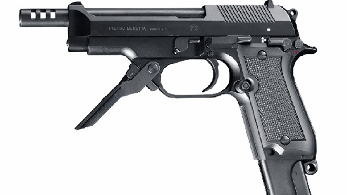Khám phá súng lục đặc biệt nhất thế giới Súng lục tự động Beretta 93 được công ty Beretta Italy thiết kế vào cuối những năm 1970 cho các lực lượng cảnh sát và quân đội.