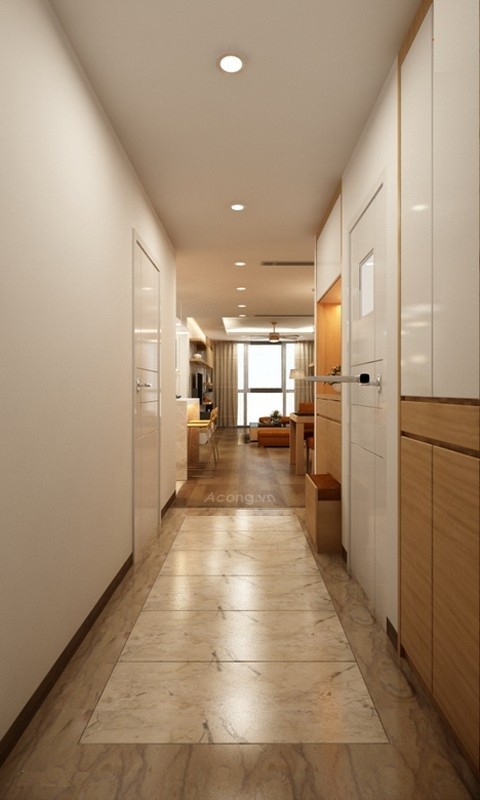 Căn hộ hơn 110m2 thiết kế tiền phòng 'gắn' tủ âm tường - ảnh 1