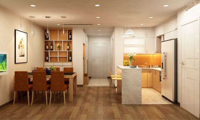 Căn hộ hơn 110m2 thiết kế tiền phòng 'gắn' tủ âm tường - ảnh 6