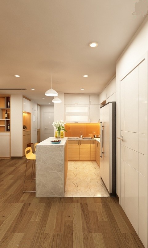 Căn hộ hơn 110m2 thiết kế tiền phòng 'gắn' tủ âm tường - ảnh 9