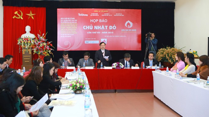 18 tỉnh thành cùng Chủ nhật Đỏ - ảnh 1