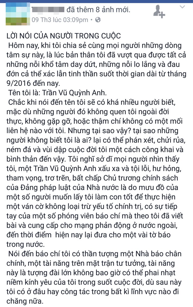 Xuất hiện trang facebook nghi của Hot girl xứ Thanh - ảnh 1