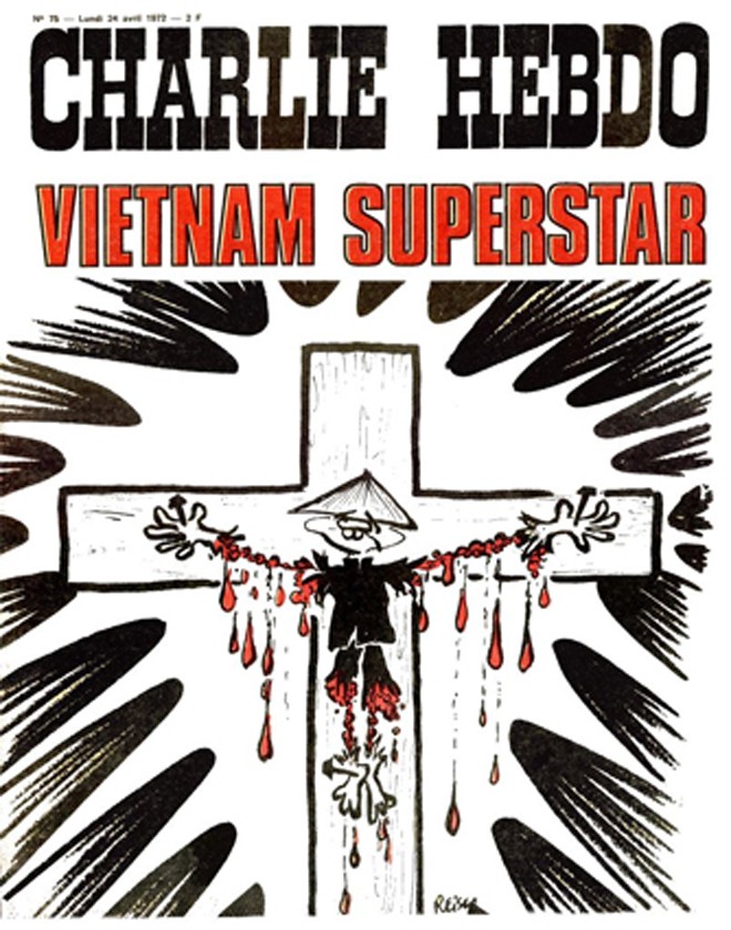 Báo Charlie Hebdo chống chiến tranh Việt Nam - ảnh 2