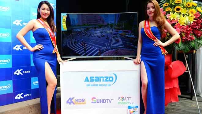 Hãng điện tử VN đầu tiên ra mắt tivi màn hình cong 4K SUHD giá mềm - ảnh 1