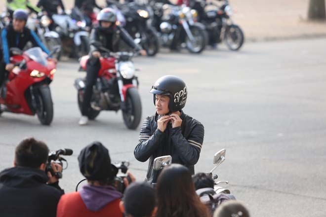 Diễu hành motor trước liveshow tưởng nhớ Trần Lập - ảnh 1