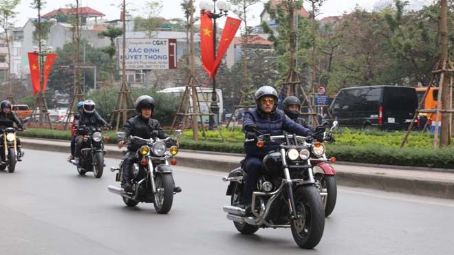 Diễu hành motor trước liveshow tưởng nhớ Trần Lập - ảnh 3