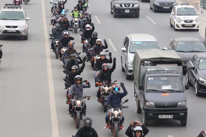 Diễu hành motor trước liveshow tưởng nhớ Trần Lập - ảnh 7