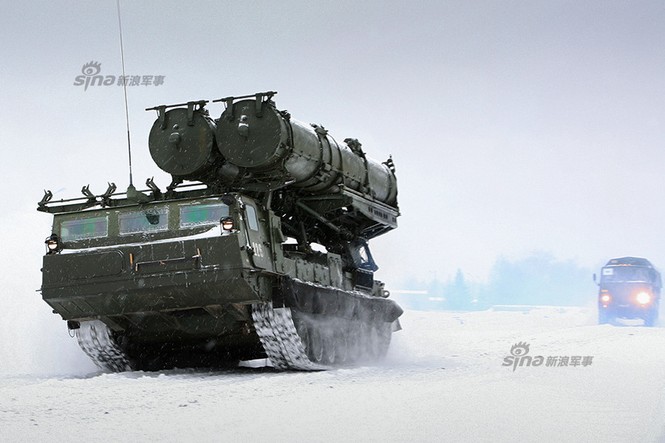 Nga di chuyển S-300VM giữa tuyết trời lạnh giá - ảnh 7