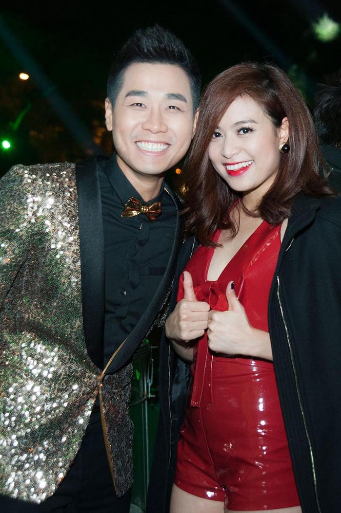 Hoàng Thùy Linh gợi cảm 'đốt cháy' đêm nhạc chào 2015 - ảnh 2