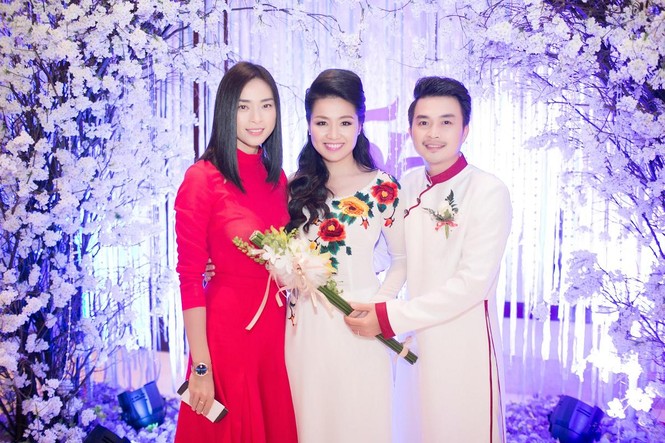 Sao Việt nhí nhảnh dự đám cưới Lê Khánh - ảnh 10