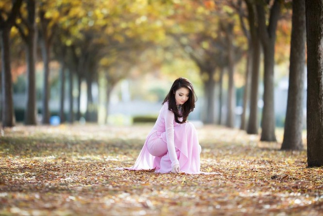 Jennifer Chung đẹp tinh khôi sáng đầu năm với áo dài - ảnh 3