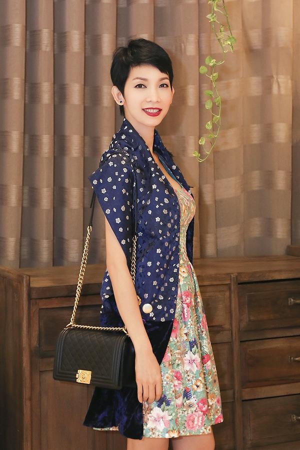Xuân Lan diện váy hoa trẻ trung đi dự sự kiện đầu năm - ảnh 1