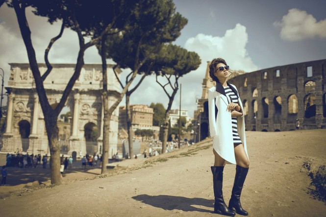 Minh Triệu sành điệu, thanh lịch tại thành Rome - ảnh 6