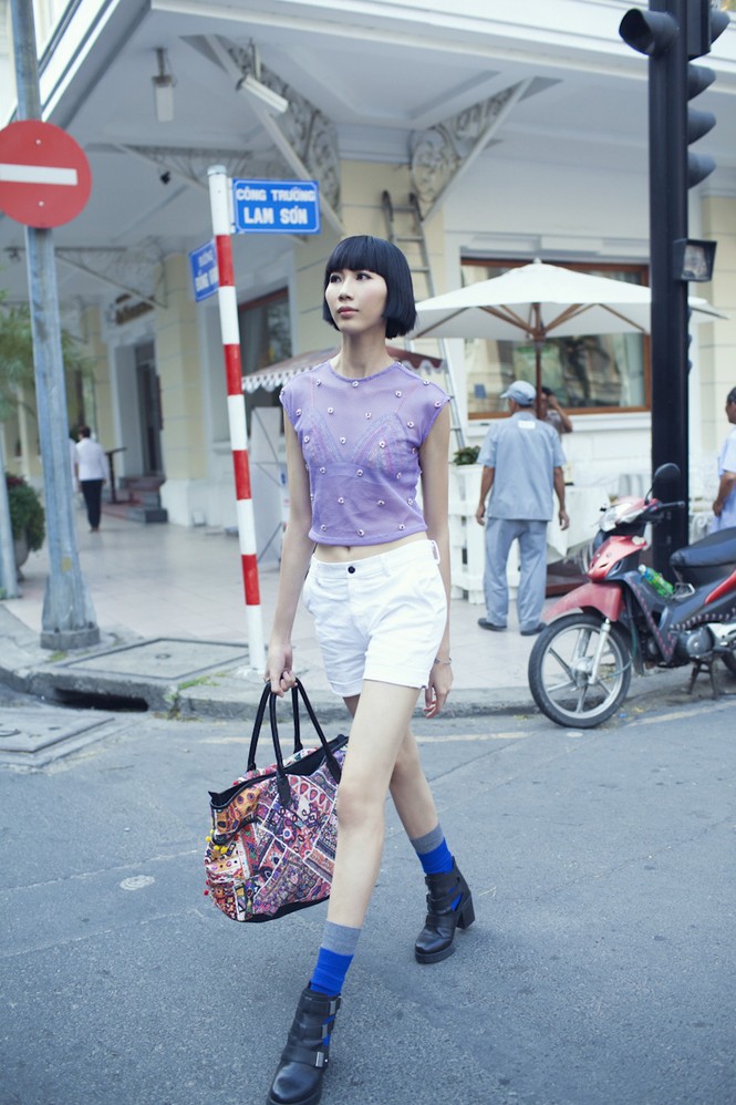 Cô nàng cao kều của Next Top Model cực 'chất' với street style - ảnh 10