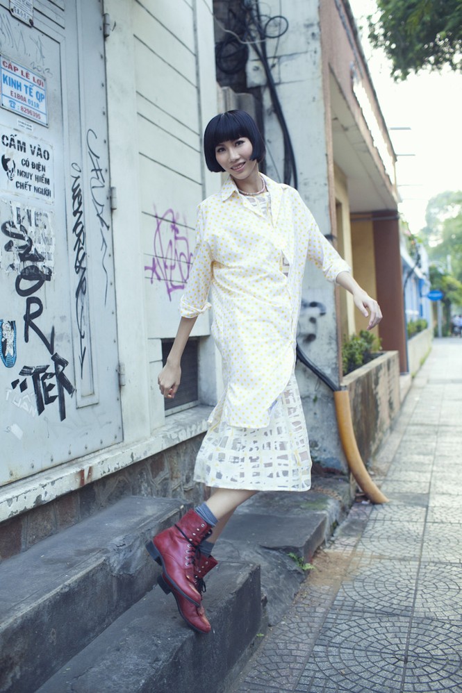 Cô nàng cao kều của Next Top Model cực 'chất' với street style - ảnh 6
