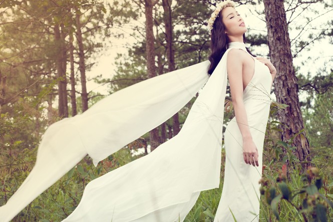 Vũ Ngọc Anh đẹp 'mê hồn' như nàng công chúa trong rừng - ảnh 4