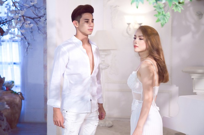 Yến Trang lả lơi bên Hồ Vĩnh Khoa trong MV mới - ảnh 2