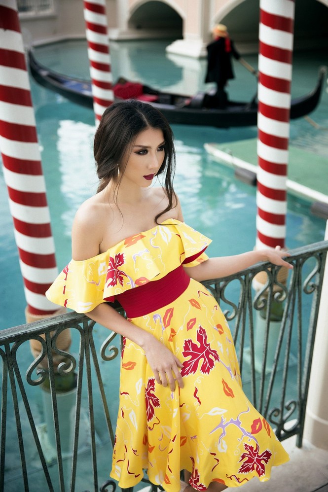 Ngọc Quyên tái xuất quyến rũ trên đất Mỹ - ảnh 5